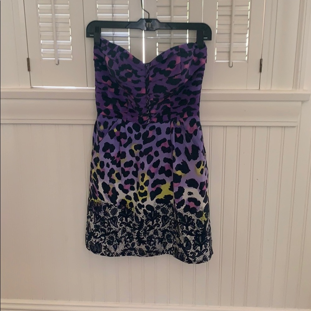 Charlie Jade Strapless Dress Size S